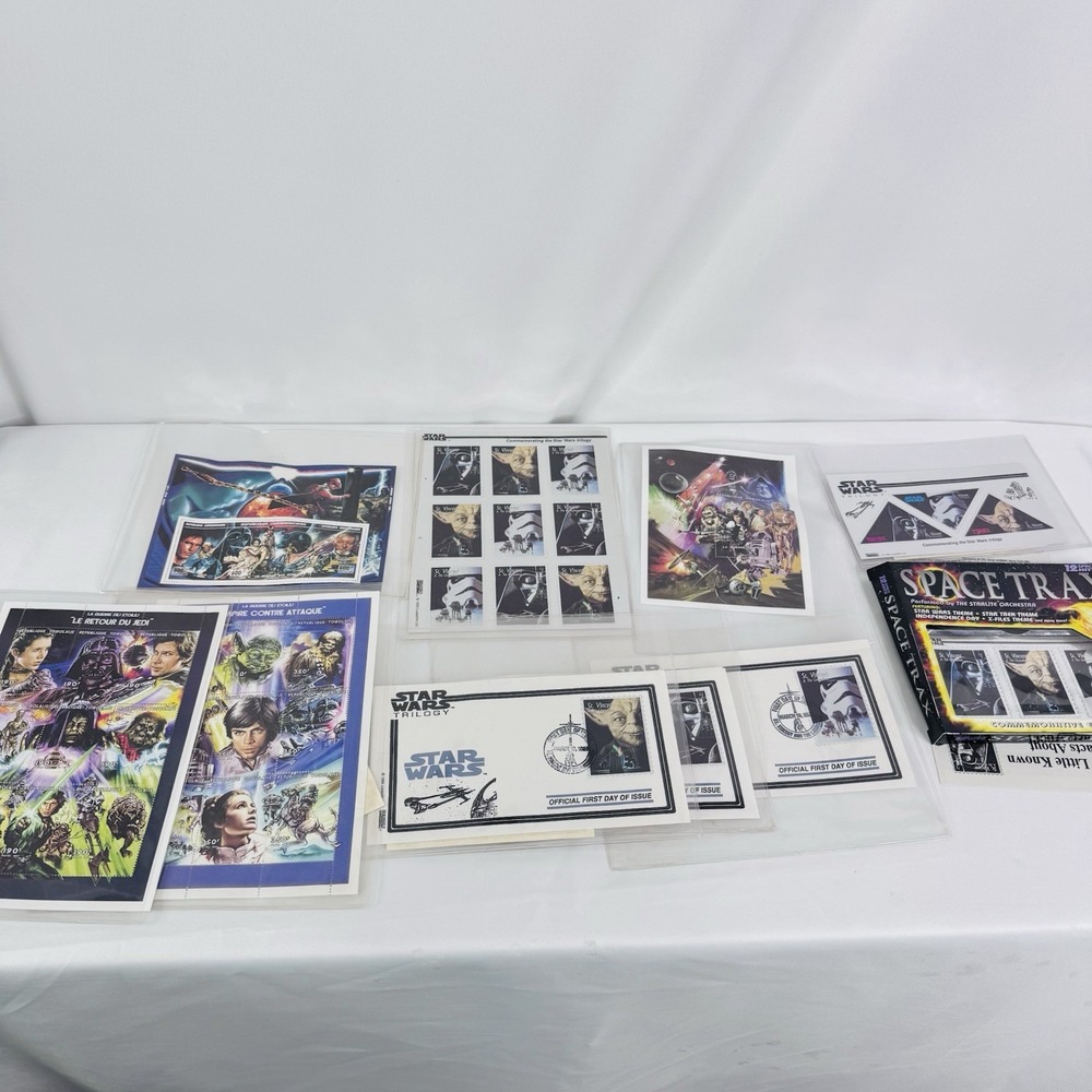 St. Vincent‎ Togo Star Wars Stamps 1st Day Issues Lot Commemorating the Trilogy